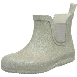 CeLaVi Mixte Enfant Short Wellies with Glitter Botte de Pluie, Silver, 19 EU - Publicité