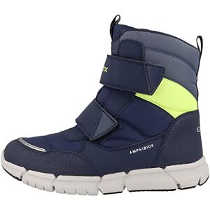 Geox Garçon J Flexyper Boy B Abx Bottines, Navy/Fluo Yellow, 39 EU - Publicité