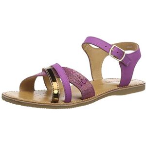 Geox Fille J Sandal Eolie Girl Sandales, Dk Fuchsia, 28 EU - Publicité