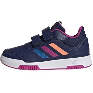 Adidas Mixte Enfant Tensaur Hook et Loop Sneaker, Bleu Fonce Rose Orange Bleu, 35 EU - Publicité