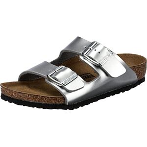 Birkenstock Arizona Kids, Mules Fille, Electric Metallic Silver, 39 - Publicité