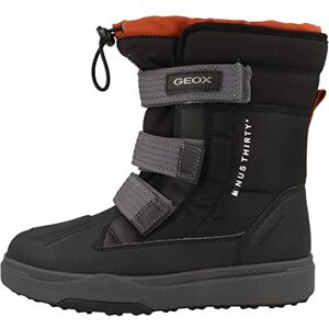 Geox Garçon J Bunshee Pg Boy B A Bottes, Black/Rust, 34 EU - Publicité