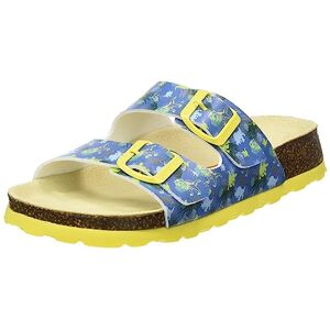 Superfit Fussbettpantoffel Mule Garçon, Bleu Jaune 8080, 41 EU - Publicité