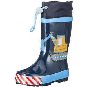 Playshoes Bottes En Caoutchouc Chaussure de sport nautique Mixte Enfant, Chantier De Construction, 22/23 EU - Publicité