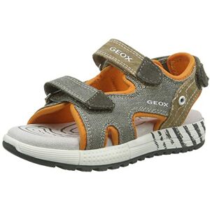 Geox Garçon J Sandal Alben Boy B Sandales, Military/Orange, 31 EU - Publicité