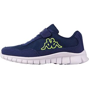 Kappa Follow K, Chaussure de Course Mixte Enfant , Blue Lime, 25EU - Publicité