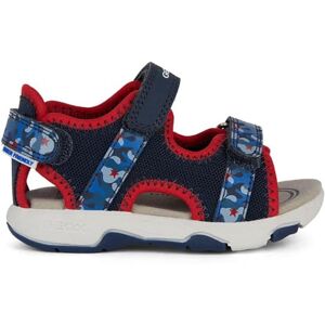 Geox Bébé garçon B Sandal Multy Boy A, Bleu Marine/Rouge, 22 EU - Publicité