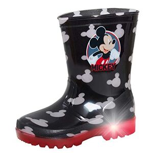 Disney Bottes de pluie pour garçon Mickey Mouse - Noir , 23 EU - Publicité