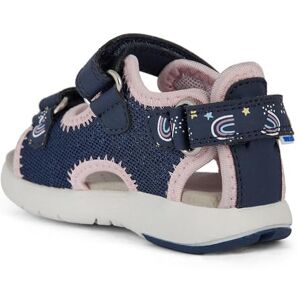 Geox Garçon Fille B Sandal Multy Girl, Bleu Marine Lt Pink, 25 EU - Publicité