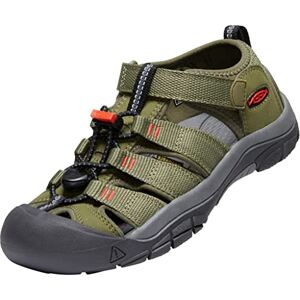 KEEN Newport H2, Sandale Mixte Enfant, OLIVE DRAB/ORANGE, 25/26 - Publicité