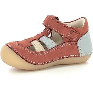 Kickers Sushy Mixte enfant, Marron Bleu Beige, 21 EU - Publicité