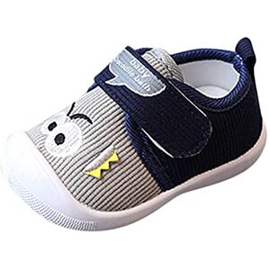 TDEOK Chaussures de sport souples pour bébé Semelle grinçante Chaussures de sport pour bébé Chaussures d'école pour nouveau-né, Z001 A Grey, 22 EU - Publicité