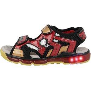 Geox J Sandal Android Boy, Noir/Rouge, 27 EU - Publicité