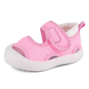 Cheerful Mario 0-3 Ans été Sandales Bebe Fille Garçon Chaussures Bebe Premier Pas Antidérapant Rose 20.5 EU - Publicité