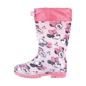 CERDÁ LIFE'S LITTLE MOMENTS Bottes de Pluie Minnie Mouse pour Fille-Licence Officielle Disney, Rose, 31 EU - Publicité