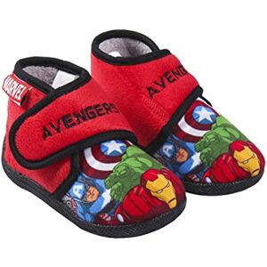 CERDÁ LIFE'S LITTLE MOMENTS Chausson en Forme de Botte pour Bébé Garçon The Avengers-Licence Officielle Marvel, Rouge, 27 EU - Publicité