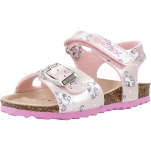 Geox Bébé Fille B Sandal Chalki Girl Sandales, Lt Pink/Fuchsia, 20 EU - Publicité