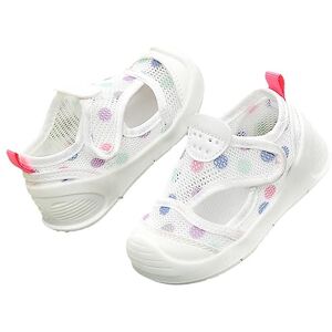 Generic Chaussures de transition pour fille 27 Sandales pour bébé fille Nouveau-né Chaussures de sport mignonnes en maille respirante pour apprendre à marcher Sandales pour bébé Taille 18, a, 23 EU - Publicité