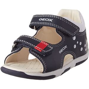 Geox Bébé garçon B Sandales Tapuz Boy, Bleu Marine/Rouge, 20 EU - Publicité