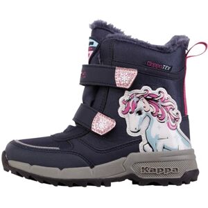 Kappa Code de Style :  Flake II Tex K Girls Botte de Neige, Bleu Marine Rose, 30 EU - Publicité