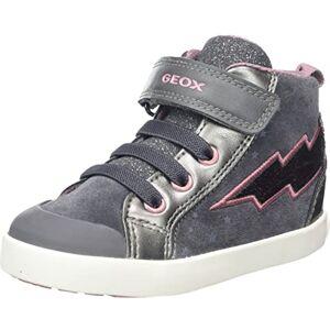 Geox Bébé Fille B Kilwi Girl B Sneakers, Dk Grey/Rose, 22 EU - Publicité