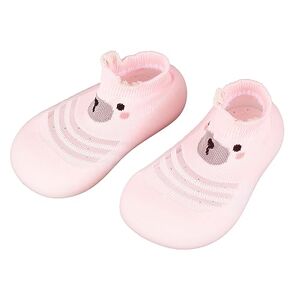SUNGOOYUE Chaussures bébé, Chaussures de Marche Antidérapantes Douces à la Mode pour Bébés Roses Garçons Filles Premières Chaussures de Marche - Publicité