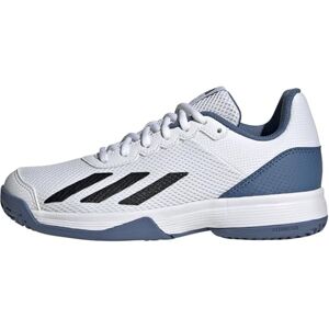 Adidas Courtflash Tennis Shoes Low, FTWR White/Core Black/Crew Blue, 31 EU - Publicité