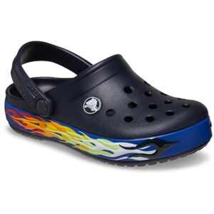 Crocs Mixte Enfant Sabots, Crocband Lights Clog T, Deep Navy 22/23 EU - Publicité