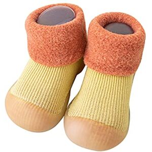 Générique Chaussures Chaussettes Bébé Chaussures Premier Pas Bébé Garçons Filles Chaussettes avec Semelle en Caoutchouc Antidérapante - Publicité