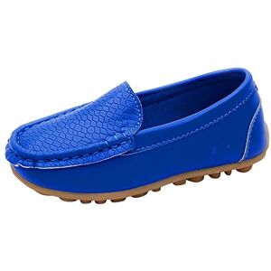 Generic Chaussures clignotantes pour enfant en bas âge et jeune fille Chaussures plates Chaussures de bateau Chaussures décontractées Chaussures pour enfants Garçons, bleu, 30 EU - Publicité