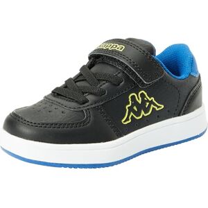 Kappa Mixte bébé Malone Sneakers Basses, Noir/Bleu, 22 EU - Publicité