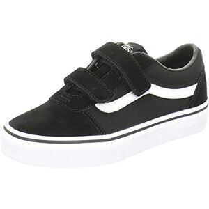 Vans Ward V Suede, Baskets Mixte Enfant -Noir ((Suede/Canvas) Black/White) 22.5 EU - Publicité