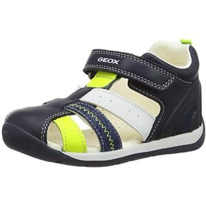 Geox Bébé Garçon B Each Boy B Premiers Pas, Navy/Fluo Yellow, 22 EU - Publicité