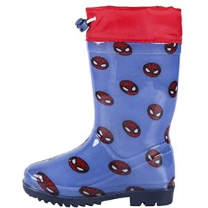 CERDÁ LIFE'S LITTLE MOMENTS Bottes de Pluie Garçon de Spiderman avec Bouchon de Régulation et Entrée d'eau Minimisée-Licence Officielle Marvel, Bleu, 30 EU - Publicité