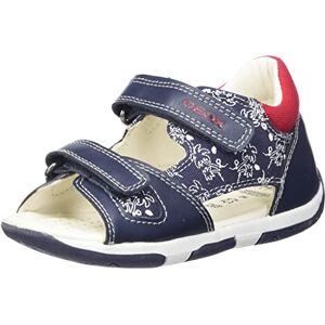 Geox Bébé Garçon B Sandal Tapuz Boy B Premiers Pas, Navy/Red, 22 EU - Publicité