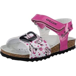 Geox Bébé Fille B Sandal Chalki Girl Sandales, Fuchsia/White, 20 EU - Publicité