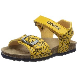 Geox Bébé garçon B Sandal Chalki Boy, Bleu Marine Jaune, 22 EU - Publicité