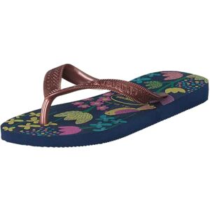 Havaianas Mixte Enfant Kids Flores Tongues, Dark Bleu Or, 27/28 EU - Publicité