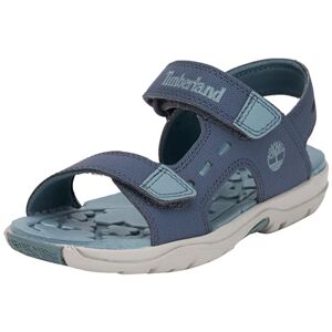 Timberland Garçon Unisex Kinder Moss Jump 2 Strap Sandals (Toddler), Bleu foncé, 22 EU - Publicité