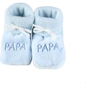 Chausson naissance papa bébé (Bleu Bleu) - Publicité