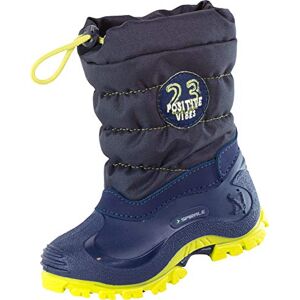 Spirale Mixte Enfant Eric Bottes de Neige, Bleu (Blu/Lime 02319456), 28 EU - Publicité