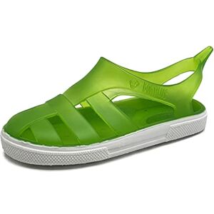 BOATILUS smelly welly BOATILUS BIOTY Sandales pour LA MER pour Enfants Neon Vert Blanc TG.26/27 - Publicité