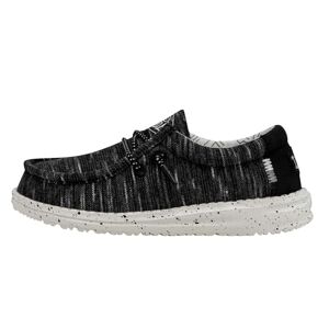 Hey Dude Wally Youth Stretch MOC Toe Shoes, Noir, 31 EU - Publicité