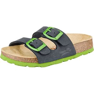 superfit Fussbettpantoffel Sandales, Bleu/Vert 8200, 25 EU - Publicité