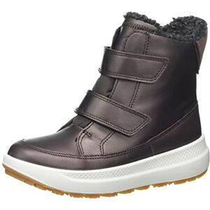 ECCO Solice Botte mi-Coupe, Shale Metallic Dusty Purple, 28 EU - Publicité