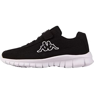 Kappa Follow K, Chaussure de Course Mixte Enfant , Noir (Black/White 1110), 27EU - Publicité