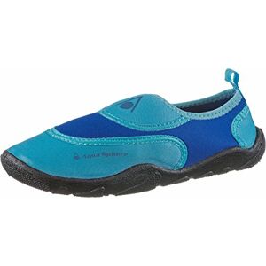 Aquasphere Aqua Sphere Enfant Chaussure de Plage en Eau de néoprène, Enfant, Neoprene Water, Bleu/Bleu Clair - Publicité