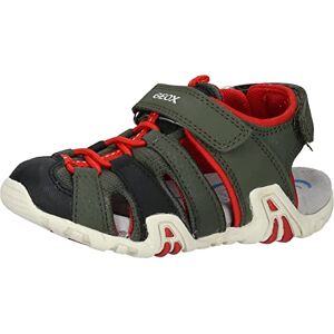 Geox Bébé garçon B Sandal Kraze, DK Green Red, 23 EU - Publicité