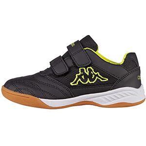 Kappa Unisex Kinder Kickoff Sneaker, Noir (Black/Yellow 1140), 27 EU - Publicité