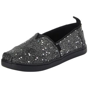 TOMS Garçon Fille Classic Alpargata Semelle de Mocassin, Black Cosmic Glitter, 23.5 EU - Publicité